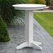 Red Barrel Studio® Nettie Plastic Bar Outdoor Table Plastic in White | 42 H x 33 W x 33 D in | Wayfair 8B0ABE77FFF04D848BD3350542F64F8E