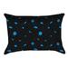 Latitude Run® Avicia Indoor/Outdoor Lumbar Pillow Polyester/Polyfill blend in Blue | 14 H x 20 W x 3 D in | Wayfair