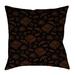 Latitude Run® Avicia Throw Pillow Polyester/Polyfill blend in Orange | 16 H x 16 W x 3 D in | Wayfair 6C17657946EA41418504E8A603DD3D3A