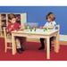 Childcraft Rectangular Activity Table Wood in Brown/White | 36 H x 48 W x 30 D in | Wayfair 1337194