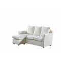 Multi Color Sectional - Alcott Hill® Thurman 72" Wide Reversible Modular Sofa & Chaise Polyester | 35.5 H x 72 W x 53.5 D in | Wayfair