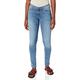 Cross Damen Alan Skinny Jeans, Blau (Mid Blue Used 123), 28W / 30L EU