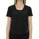 Nike Damen W NK MILER TOP SS BREATHE Kurzarm Shirt, black/Reflective silv, XS