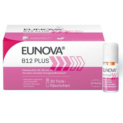 Eunova B12 Plus Trinkfläschchen 30x8 ml Lösung zum Einnehmen Image