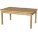 Wood Designs Rectangular Activity Table Laminate/Wood in Brown/White | 17" H x 48" W x 30" D | Wayfair HPL304816