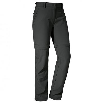 Schöffel - Women's Pants Ascona Zip Off - Trekkinghose Gr 48 - Regular grau/schwarz