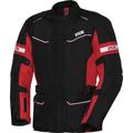 IXS Tour Evans-ST Veste textile de moto de dames, noir-rouge, taille L pour Femmes