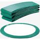 Coussin de Protection pour Trampoline de Remplacement Trampoline Couverture Rembourrage 396 cm Vert