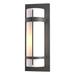 Hubbardton Forge Banded 20 Inch Tall Outdoor Wall Light - 305894-1015