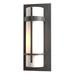 Hubbardton Forge Banded 12 Inch Tall Outdoor Wall Light - 305892-1015