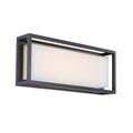 Modern Forms Framed 8 Inch Tall LED Outdoor Wall Light - WS-W73620-BZ