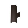 WAC Lighting Tube Architectural 17 Inch Tall 2 Light LED Outdoor Wall Light - DS-WD06-F30C-BZ