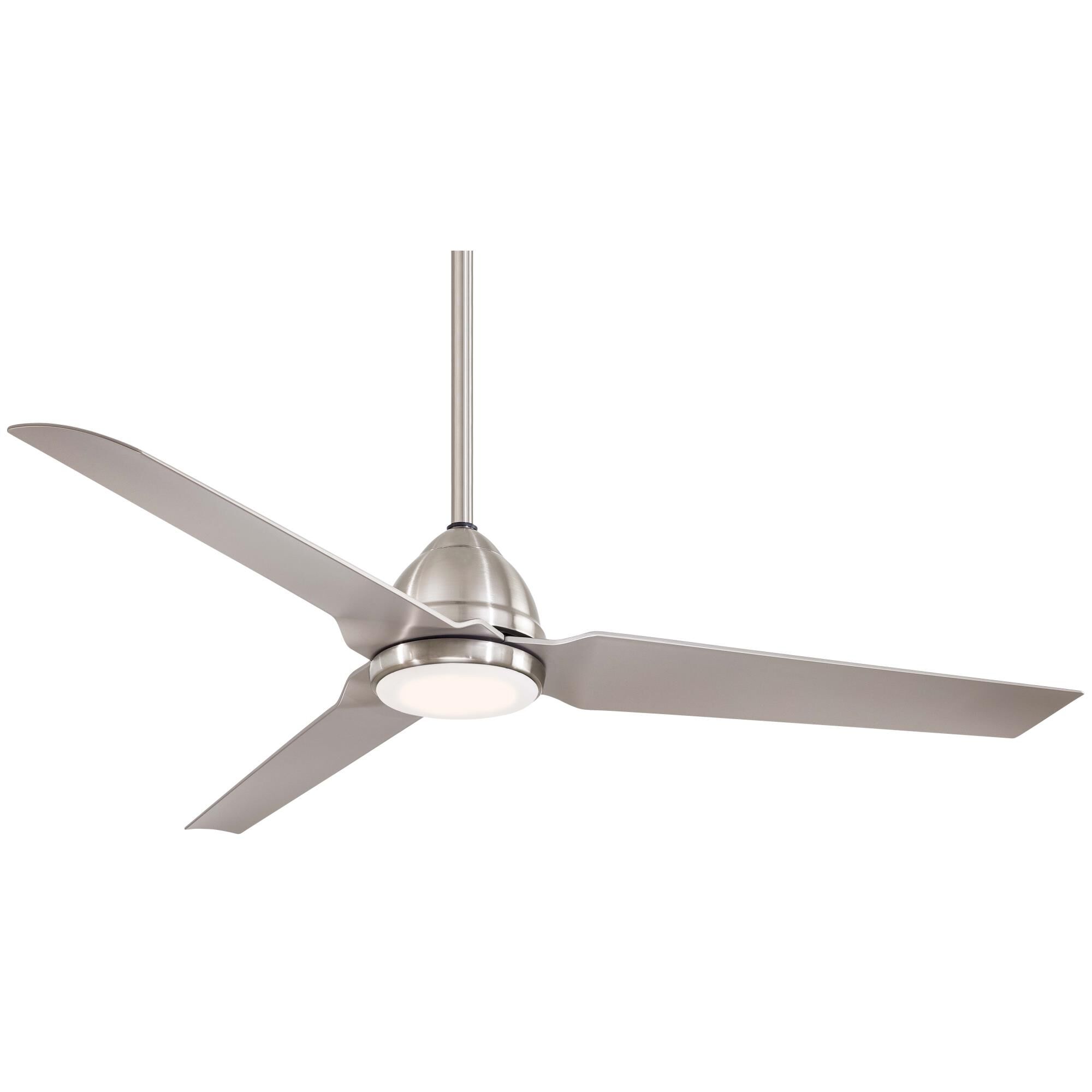 Minka Aire Java 54 Inch Ceiling Fan with Light Kit - F753L-BNW