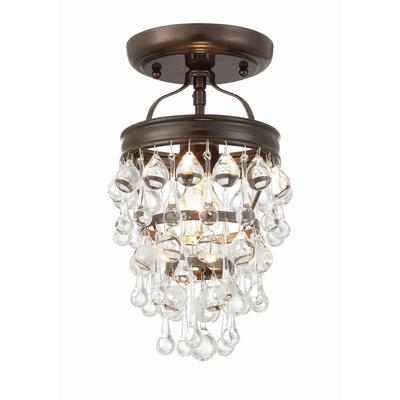 Crystorama Calypso 7 Inch 1 Light Semi Flush Mount - 131-VZ_CEILING