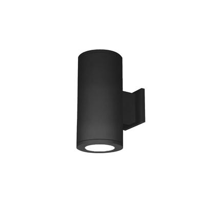 WAC Lighting Tube Architectural 12 Inch Tall 2 Light LED Outdoor Wall Light - DS-WD05-F930A-BK