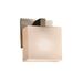 Justice Design Group Fusion 7 Inch Wall Sconce - FSN-8931-55-OPAL-NCKL-LED1-700