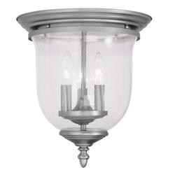 Livex Lighting Legacy 11 Inch 3 Light Flush Mount - 5024-91