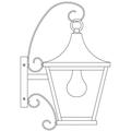 Arroyo Craftsman Nantes 15 Inch Tall Outdoor Wall Light - NAB-8RM-AC