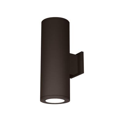 WAC Lighting Tube Architectural 22 Inch Tall 2 Light LED Outdoor Wall Light - DS-WD08-F27S-BZ