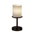 Justice Design Group Fusion 12 Inch Table Lamp - FSN-8798-10-OPAL-DBRZ