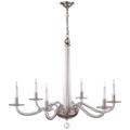 Visual Comfort Signature Collection Chapman & Myers Robinson 38 Inch 6 Light Chandelier - CHC 1141PN