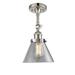 Innovations Lighting Bruno Marashlian Large Cone 7 Inch 1 Light Semi Flush Mount - 201F-PN-G42-LED