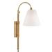 Hudson Valley Lighting Mark D. Sikes Curves No. 1 30 Inch Wall Sconce - MDS501-AGB