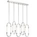 Elan Lighting Delsey 48 Inch 5 Light LED Linear Suspension Light - 84147