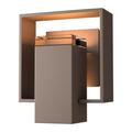Hubbardton Forge Shadow Box 8 Inch Tall Outdoor Wall Light - 302601-1042