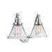 Innovations Lighting Bruno Marashlian Large Cone 18 Inch 2 Light Bath Vanity Light - 515-2W-PC-G42