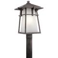 Kichler Lighting Beckett 20 Inch Tall Outdoor Post Lamp - 49724WZC