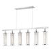 Hudson Valley Lighting Marley 46 Inch 6 Light Linear Suspension Light - 9146-PN