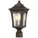 Minka Lavery Solida 17 Inch Tall 3 Light Outdoor Post Lamp - 71216-143C