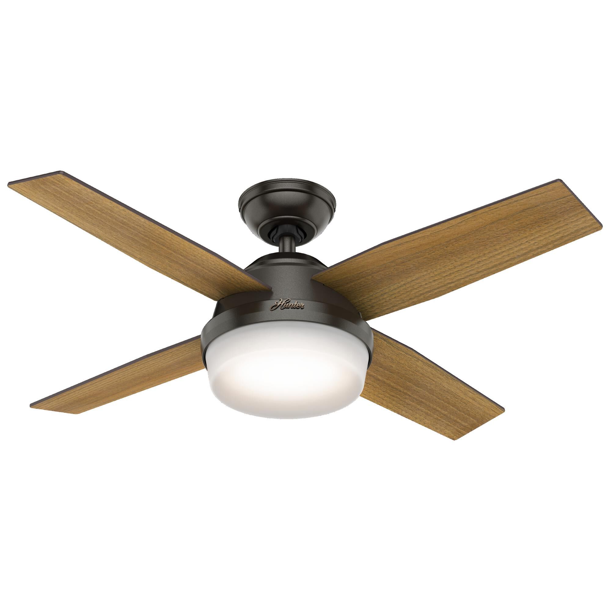 Hunter Fan Dempsey 44 Inch Ceiling Fan with Light Kit - 59444