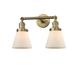 Innovations Lighting Bruno Marashlian Small Cone 16 Inch 2 Light Bath Vanity Light - 208-BB-G61-LED