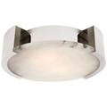 Visual Comfort Signature Collection Kelly Wearstler Melange 17 Inch 2 Light Flush Mount - KW 4013PN