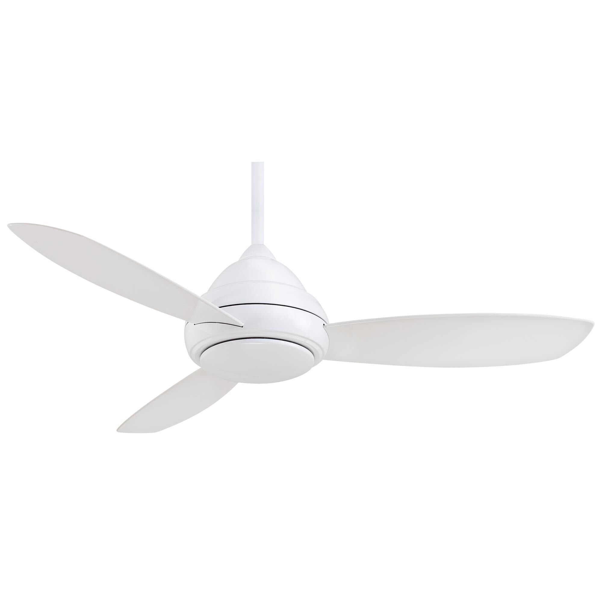 Minka Aire Concept 52 Inch Ceiling Fan with Light Kit - F517L-WH