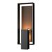 Hubbardton Forge Shadow Box 21 Inch Tall 2 Light Outdoor Wall Light - 302605-1018