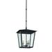 Currey and Company Bening 22 Inch Tall 3 Light Outdoor Hanging Lantern - 9500-0002