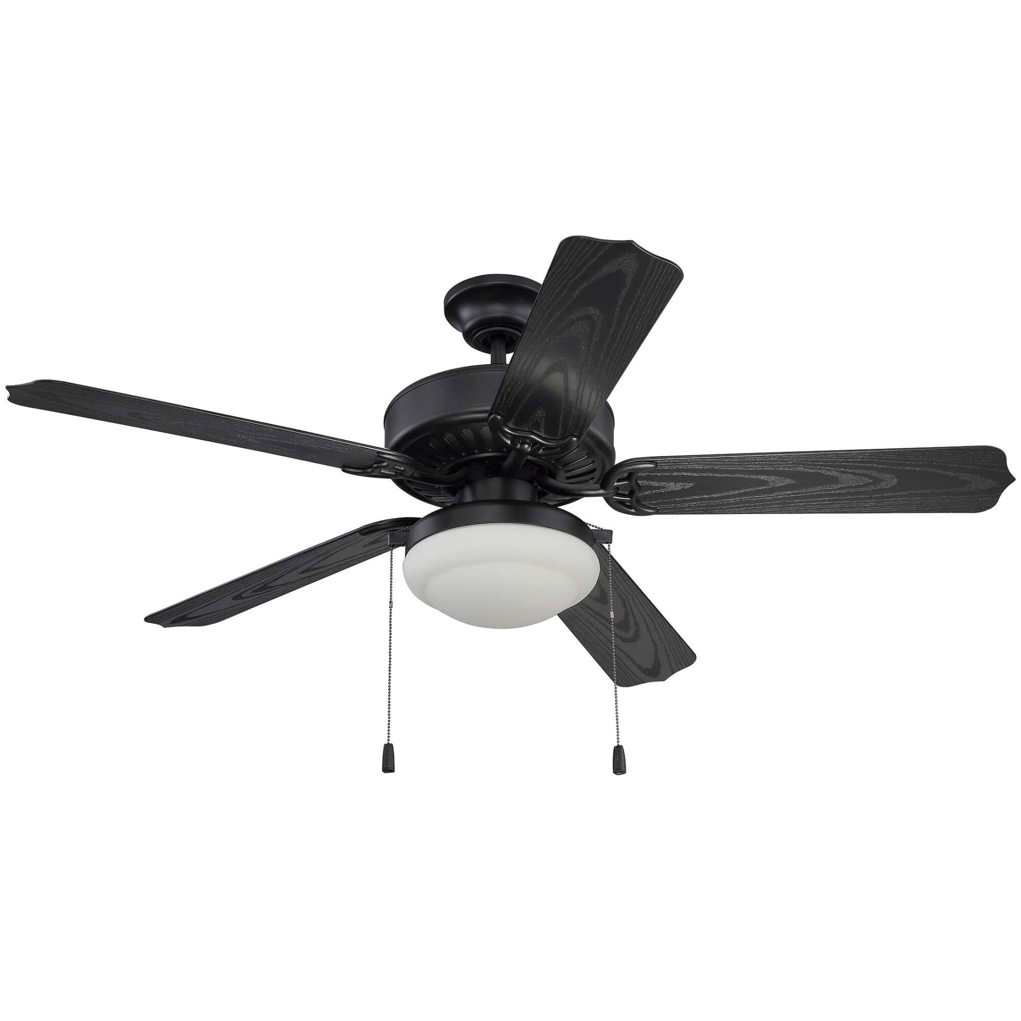 Craftmade Enduro Plastic with Light Kit 52 Inch Ceiling Fan with Light Kit - END52MBK5PC1