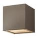 Hinkley Lighting Kube 6 Inch Tall LED Outdoor Wall Light - 1768BZ