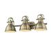 Golden Lighting Duncan 25 Inch Bath Vanity Light - 3602-BA3 AB-AB