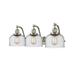 Innovations Lighting Bruno Marashlian Large Bell 28 Inch 3 Light Bath Vanity Light - 515-3W-SN-G74