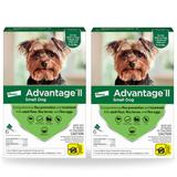 II Bayer Once-A-Month Topical Flea Treatment for Dogs & Puppies 3 to 10 lbs., 2 Packs of 6, 12 CT