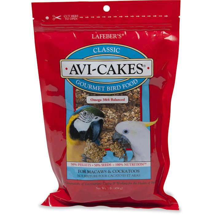 Lafeber's Avi-Cakes Gourmet Bird Food for Macaws & Cockatoos, 16 oz.