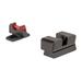 Trijicon Fiber Optic Pistol Front/Rear Sight Set Red Fiber Stick Springfield XD-S Black 601062