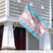 ANLEY Fly Breeze Series Transgender Pride Polyester 36 x 60 in. House Flag in Blue/Pink | 36 H x 60 W in | Wayfair A.Flag.SP.TRANS