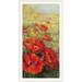 Winston Porter 'Red Poppy Panel' - Print in Brown | 38 H x 23 W x 1 D in | Wayfair D172904E249441B3B168A94A656A7CC6