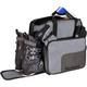 BRUBAKER Super Performance Ski Boot Bag Helmet Bag Backpack with Shoe Compartment - Grey Black