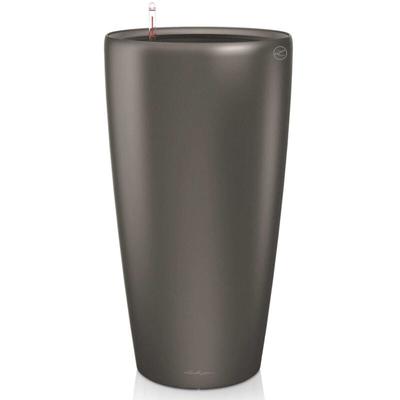 Blumentopf Rondo 40 Komplett-Set Grau-Metallic 15743 Lechuza Image